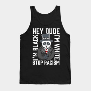 Stop Racism Panda 86 45 Tank Top